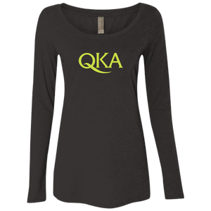 Ladies QKA Long Sleeve Scoop T-Shirt