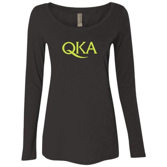 Ladies QKA Long Sleeve Scoop T-Shirt